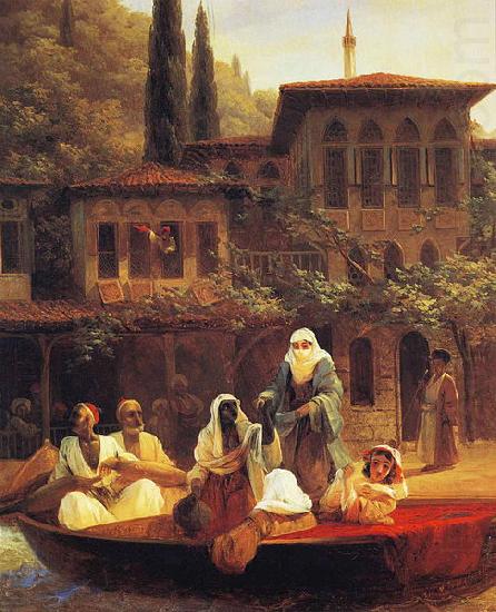 Ivan Aivazovsky Boat Ride by Kumkapi in Constantinople china oil painting image
